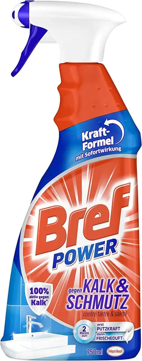Bref Power gegen Kalk und Schmutz Kalkreiniger 750 ml ab 1,59 € inkl. Prime-Versand