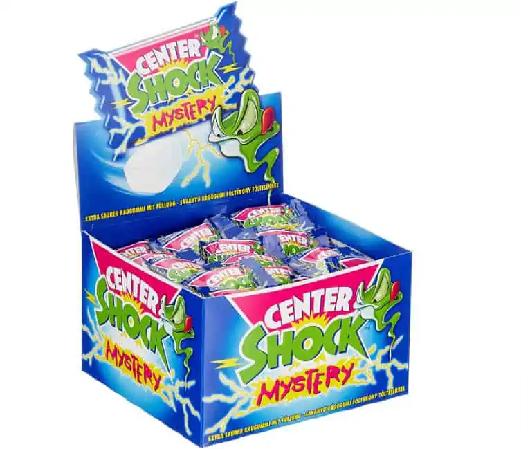 Center Shock Mystery | Box mit 100 Kaugummis | Extra-sauer | Zufallsgeschmack ab 3,79 € inkl. Prime-Versand