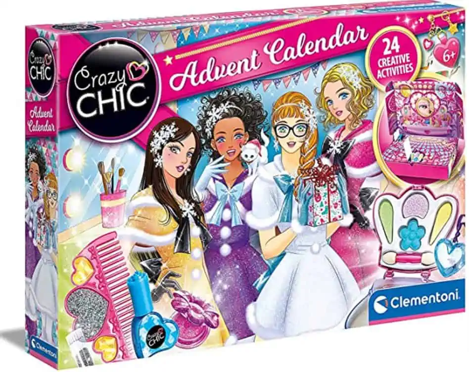 Clementoni 18673 Crazy Chic – Adventskalender (mit Schmuck, Make-up & Tattoos) für 12,06 € inkl. Prime-Versand