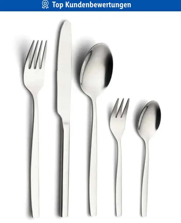ECHTWERK Tafelbesteck Positano 30tlg. mattiert für 24,94 € inkl. Versand (statt 39,99 €)