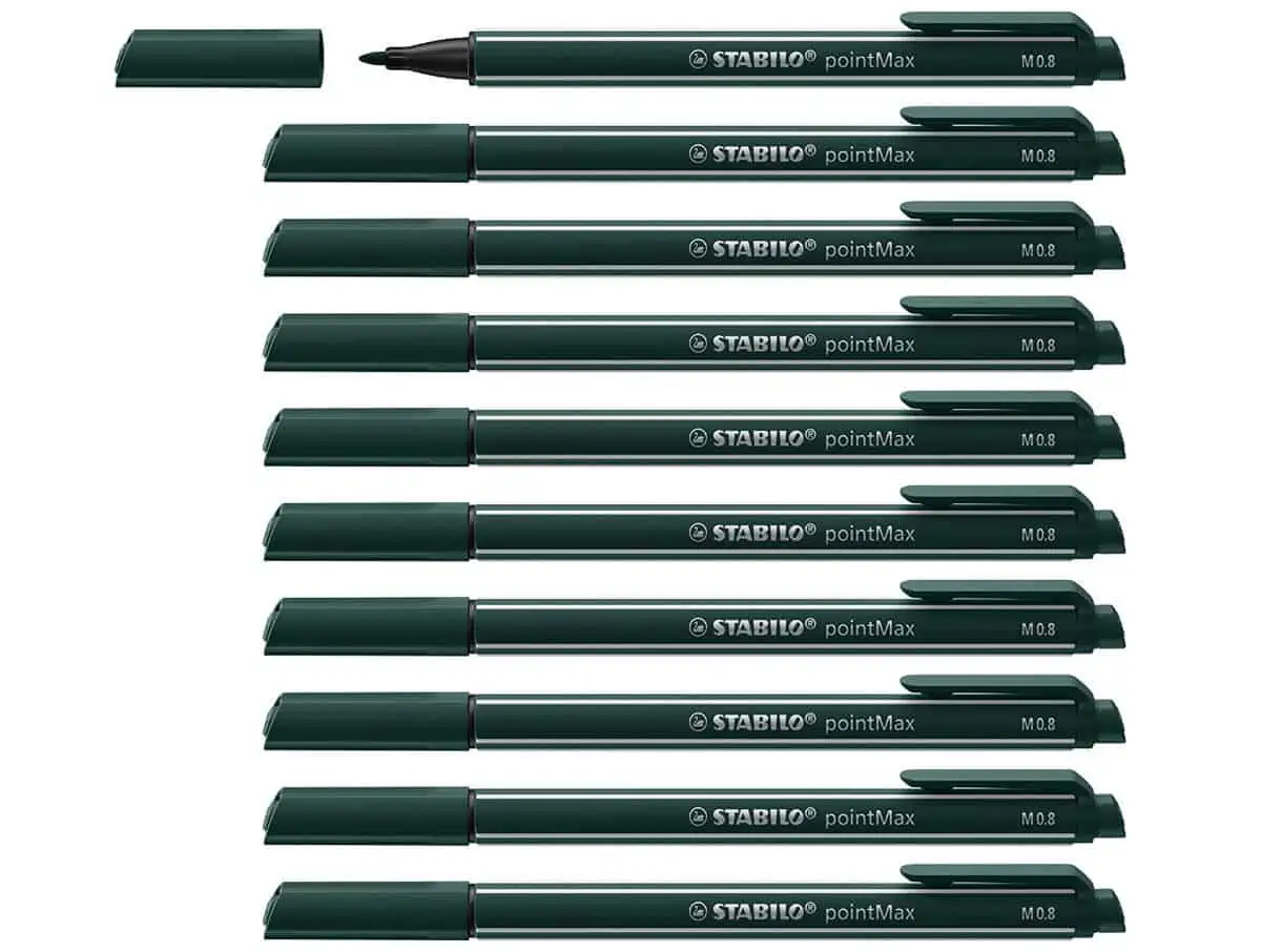 Filzschreiber – STABILO pointMax – 10er Pack – grünerde, 488/63 für 5,50 € inkl. Prime-Versand (statt 9,20 €)