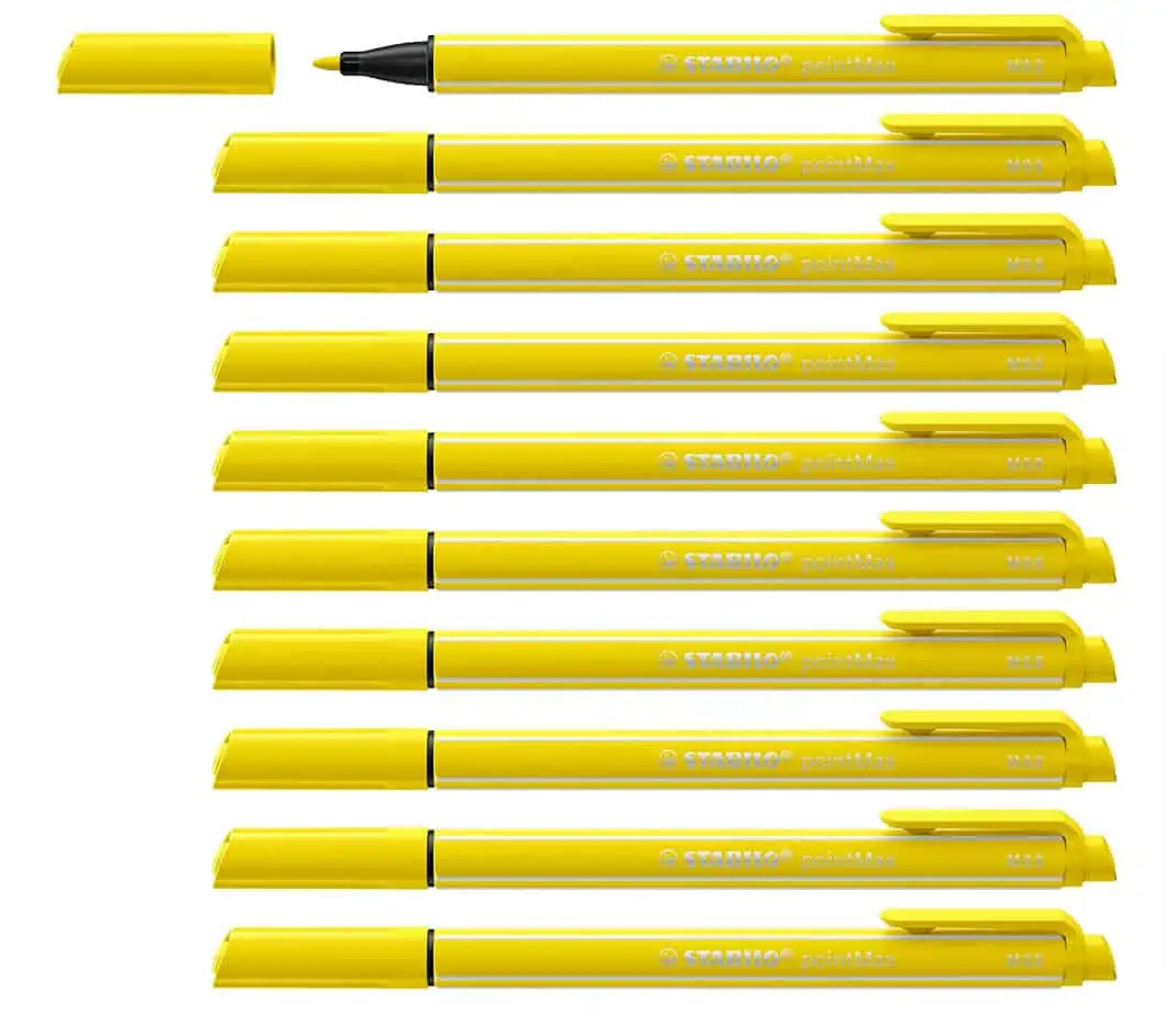 Filzschreiber – STABILO pointMax – 10er Pack – zitronengelb ab 2,95 € inkl. Prime-Versand (statt 9,00 €)