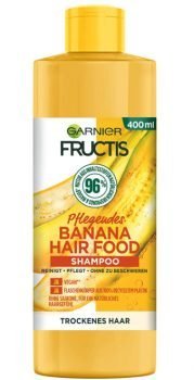 Garnier Shampoo Pflegende Banana vegane Formel fuer trockenes Haar Hair Food Fructis 400 ml Amazon de Beauty