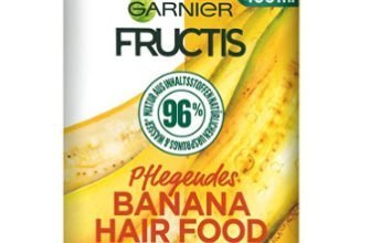 Garnier Shampoo Pflegende Banana vegane Formel fuer trockenes Haar Hair Food Fructis 400 ml Amazon de Beauty