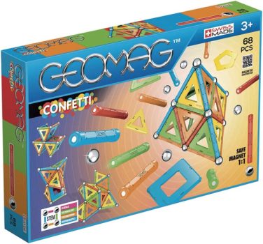 Geomag Confetti Magnetkonstruktionen 68 teilig e1662290487368