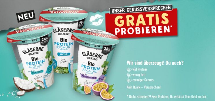 Glaeserne Molkerei – Unser Genussversprechen Gratis probieren