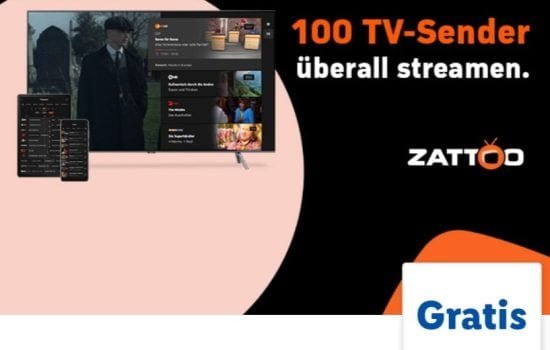 Gratis 2 Monate Zattoo Ultimate TV Streaming