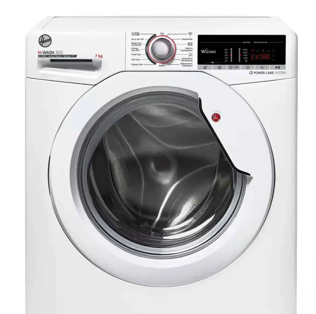 Hoover H-WASH 300 H3 WSQ473 TAE-84 Waschmaschine (7 kg, 1400 U/Min, Smarte Bedienung mit Wi-Fi + Bluetooth ) ab 249,00 €