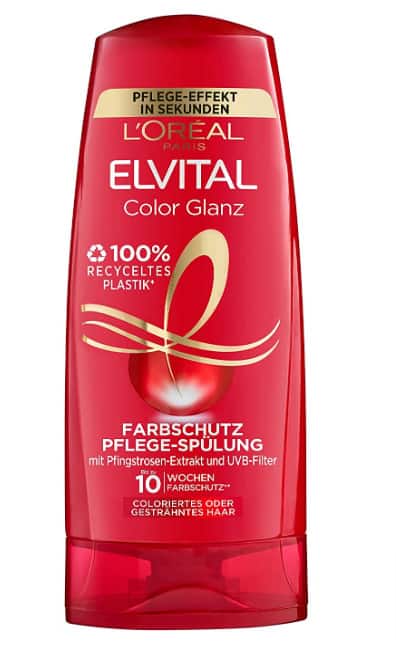 L Oreal Paris Elvital Farbschutz Conditioner Fuer Coloriertes Oder Gestraehntes Haar Color Glanz Spuelung 6 X 250 Ml Amazon De Beauty