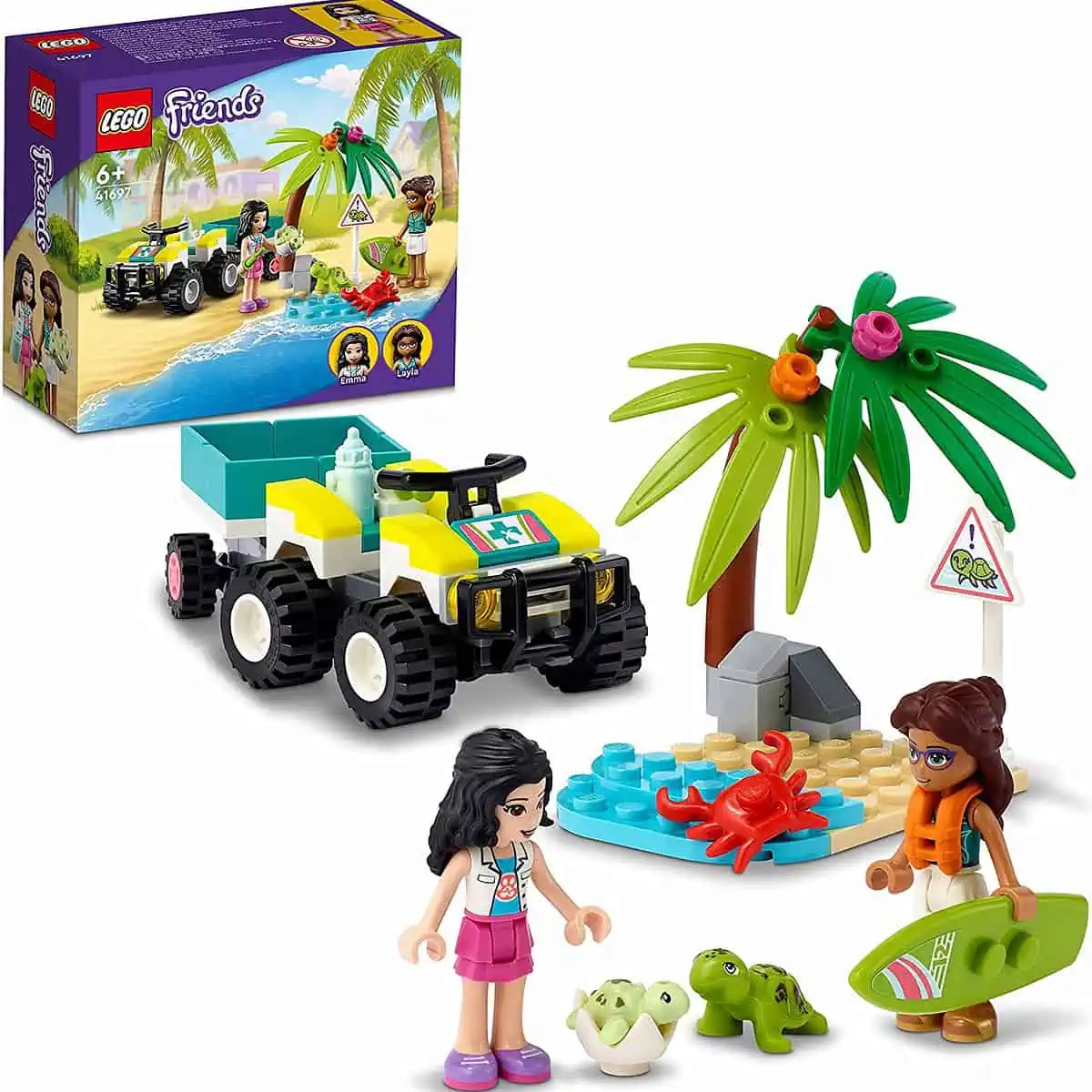 LEGO 41697 Friends Schildkröten-Rettungswagen für 7,52 € inkl. Prime-Versand (statt 10,36 €)