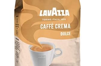 Lavazza Caffe Crema Dolce 1kg Packung Arabica und Robusta Mittlere Roestung  Amazon de Lebensmittel Getraenke