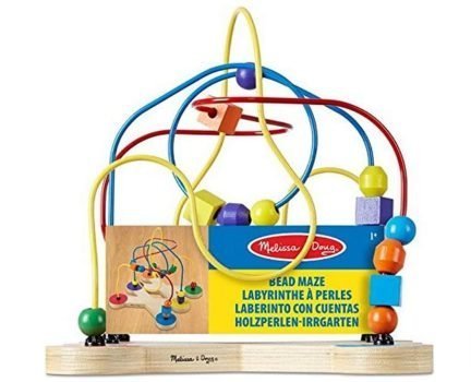 Melissa Doug 12281 Holzperlen Irrgarten Amazon de Spielzeug