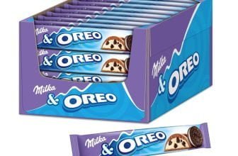 Milka Schokoriegel Milka OREO 36 x 37g Riegel mit Oreo Keksstückchen in Milchcrème   Amazon.de  L