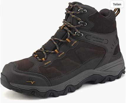 NORTIV 8 Herren Trekkingschuhe Wanderschuhe Outdoorschuhe Wanderstiefel Wasserdicht Hiking Boots Kle