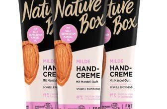 Nature Box Milde Handcreme mit Mandel Duft 3er Pack3 x 75 g   Amazon.de  Beauty