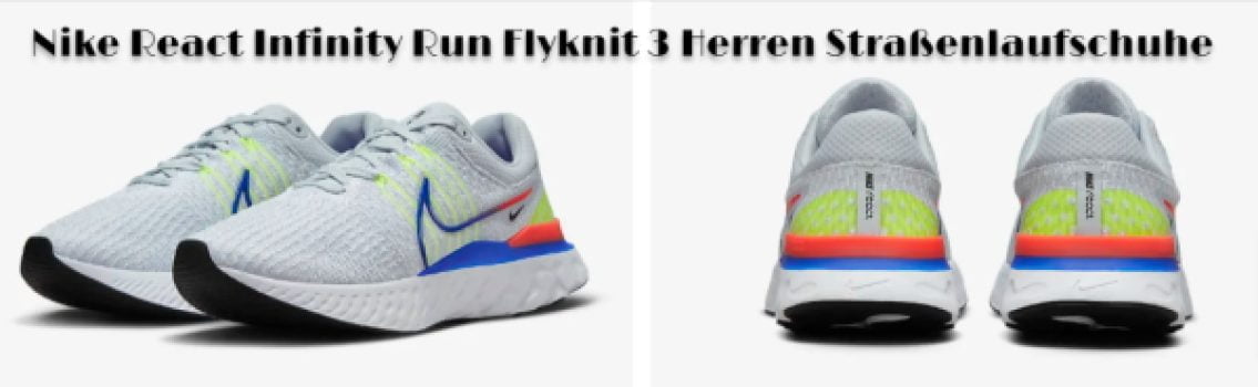 Nike React Infinity Run Flyknit 3 Herren Strassenlaufschuhe e1664451041117