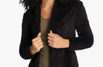 ONLY Womens Onlnewcontact Hood Sherpa Coat OTW Mantel Black Large Amazon de Bekleidung