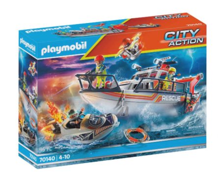 PLAYMOBIL® City Action Seenot Loescheinsatz mit Rettungskreuzer 70140 GALERIA