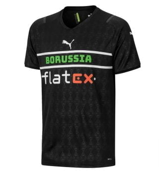 PUMA Borussia Mönchengladbach Trikot 3rd mit Sponsor 2021 2022 Schwarz Grün F03 Fan Shop