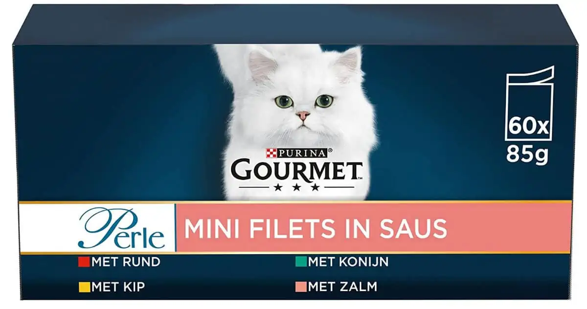 PURINA GOURMET Perle Erlesene Streifen Katzenfutter nass, Sorten-Mix, 60er Pack (60 x 85g) ab 22,03 € inkl. Prime-Versand (statt 30,48 €)