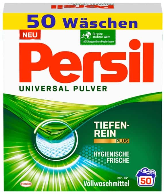 Persil Universal Pulver Waschmittel Waschladungen Vollwaschmittel