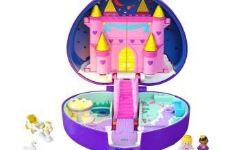 Polly Pocket HFJ64 Sternenlicht Schloss Schatulle Zauberschloss Design besondere Box Polly und