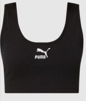 Puma Classics Ribbed Damen Crop Top