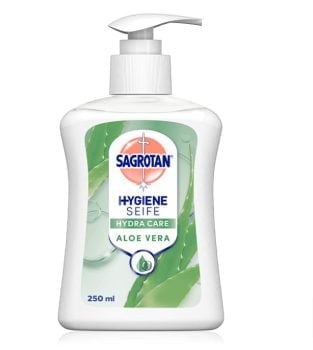 Sagrotan Handseife Aloe Vera – Hygienische Fluessigseife – 1 x 250 ml Seifenspender Amazon de Beauty