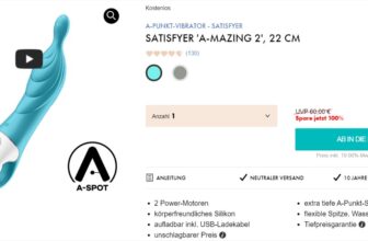 Satisfyer A-mazing 2 A-Punkt-Vibrator