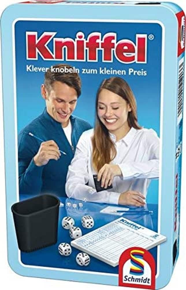 Schmidt Spiele Kniffel Reisespiel In Metalldose