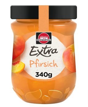 Schwartau Extra Pfirsich Konfituere 340g Glas Amazon de Lebensmittel Getraenke