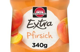 Schwartau Extra Pfirsich Konfituere 340g Glas Amazon de Lebensmittel Getraenke