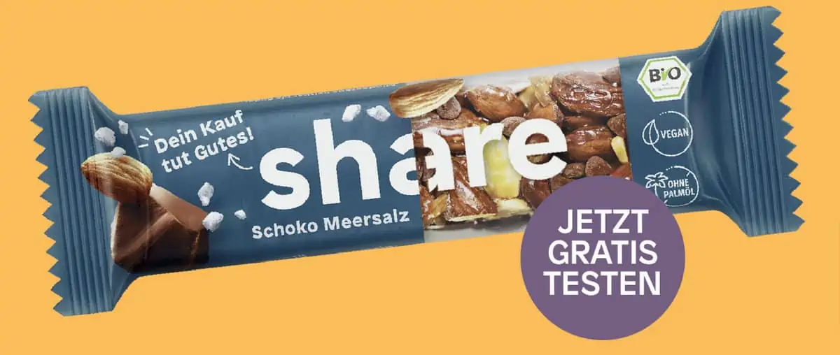Share Riegel Gratis testen