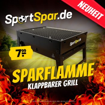 SportSpar.de SparFlamme klappbarer Grill e1662023376683