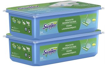 Swiffer Bodenwischer Feuchte Bodentücher 48 Tücher Wischer ideal gegen Staub Tierhaare Allergen