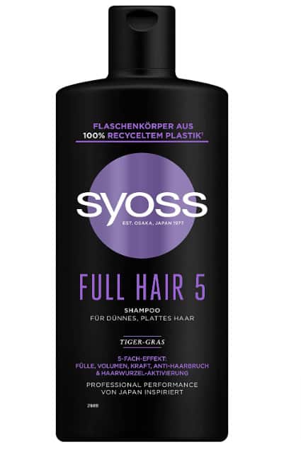 Syoss Shampoo Full Hair 5 440 Ml Volumen Shampoo Fuer Duennes 