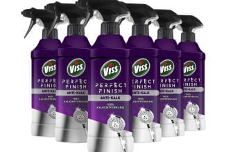 Viss Perfect Finish Spezialreiniger fuer muehelose Kalkentfernung Anti Kalk mit leichter Handhabung 6 x 435ml Amazon de Drogerie Koerperpflege