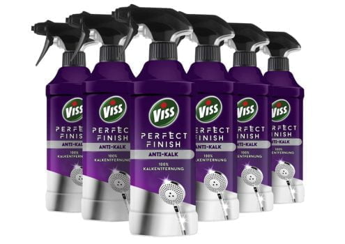 Viss Perfect Finish Spezialreiniger fuer muehelose Kalkentfernung Anti Kalk mit leichter Handhabung 6 x 435ml Amazon de Drogerie Koerperpflege