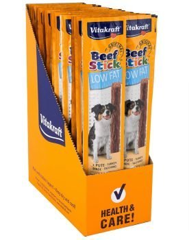 Vitakraft Beef Stick Low Fat Leckerli für Hunde 50 x 12 g   Amazon.de  Haustier