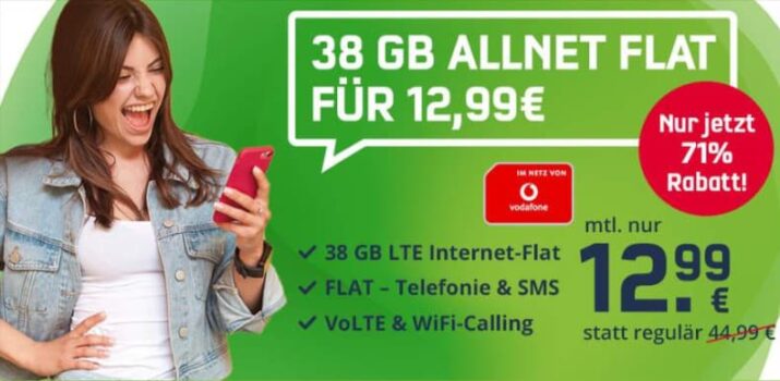 Vodafone Allnet Flat mit GB LTE