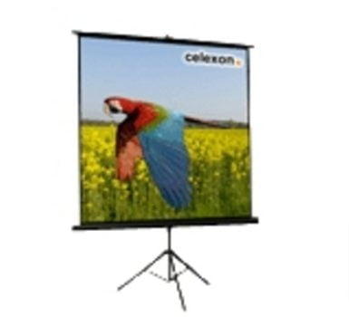 celexon Economy tripod screen Projektionsbildschirm mit Stativ 1 1 voelkner