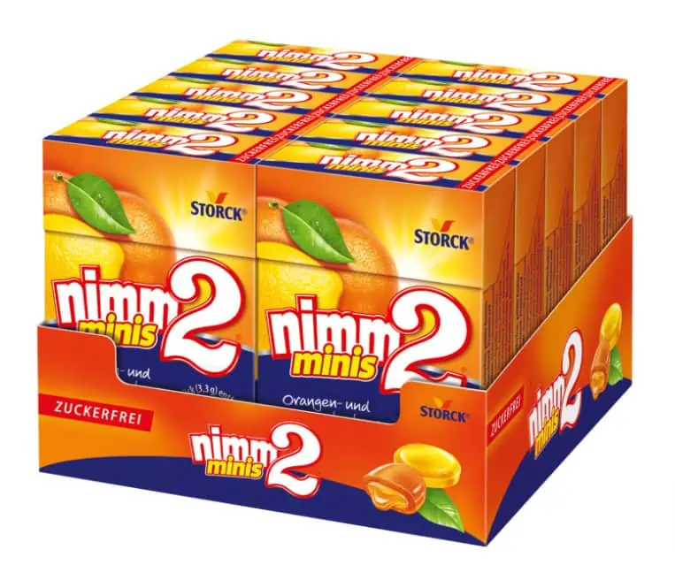 nimm2 Bonbons minis zuckerfrei – 10 x 40g Box ab 4,23 € inkl. Prime-Versand (statt 9,99 €)
