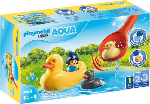 playmobil 1 2 3 aqua entenfamilie 70271 1