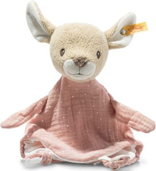 steiff raja reh schmusetuch beige rosa 30 cm