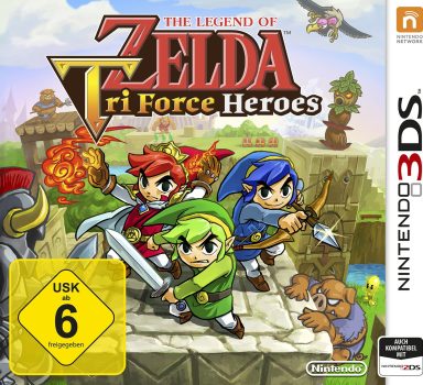 the legend of zelda tri force heroes 3ds