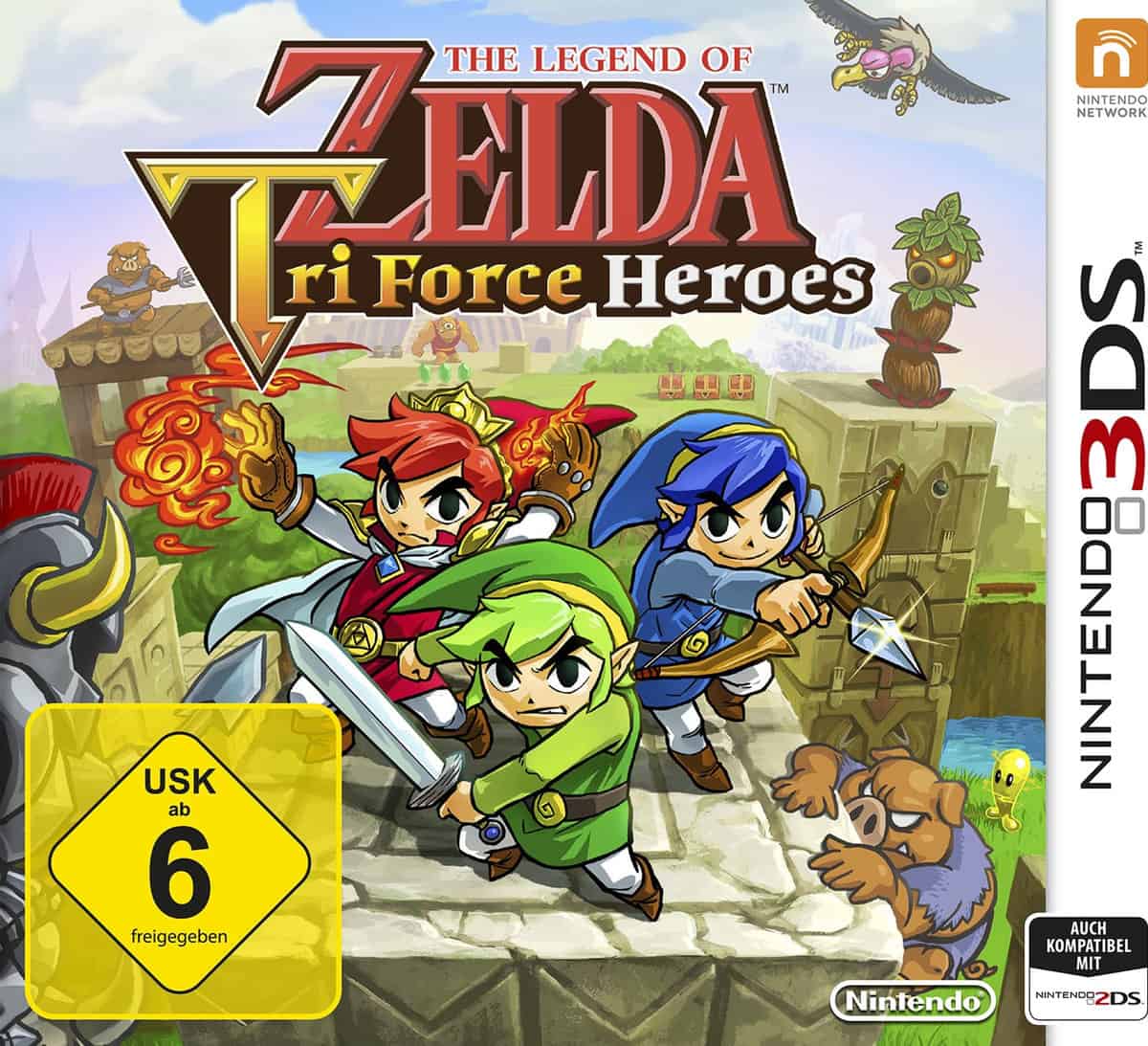 The Legend Of Zelda Tri Force Heroes 3Ds