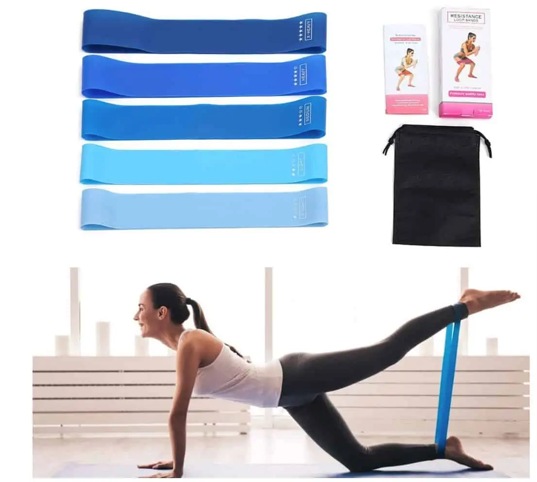 5 Stück Fitnessband Set, Widerstandsband Gummi Theraband Fitness Gym Band für 3,99 € inkl. Prime-Versand (statt 8,99 €)