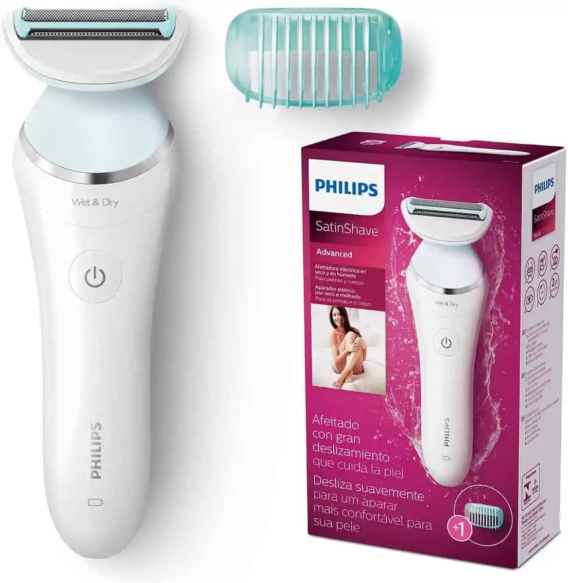 Philips elektrischer Nass- und Trockenrasierer – inkl. 2 Zubehörteile (Modell BRL130/00) – 24,00 € [Prime] statt 30,09 €