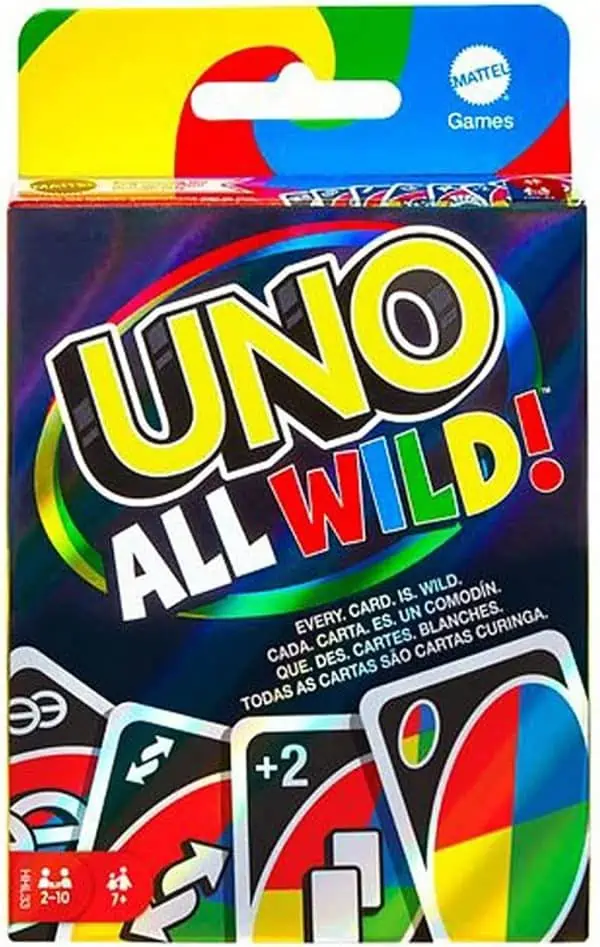 Mattel Games HHL33 UNO All Wild Kartenspiel für 6,49 € inkl. Prime-Versand (statt 11,12 €)