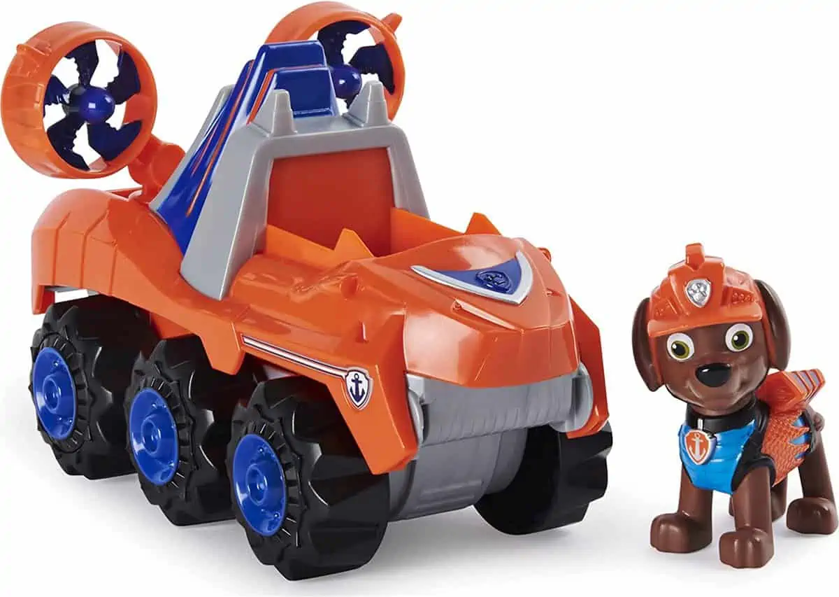 Paw Patrol Dino Rescue – Zumas Basis Fahrzeug mit Rückzieh-Mechanismus für 13,99 € [Prime] tatt 20,28 €